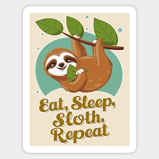 Sloth Life: Embrace the Chill Sticker